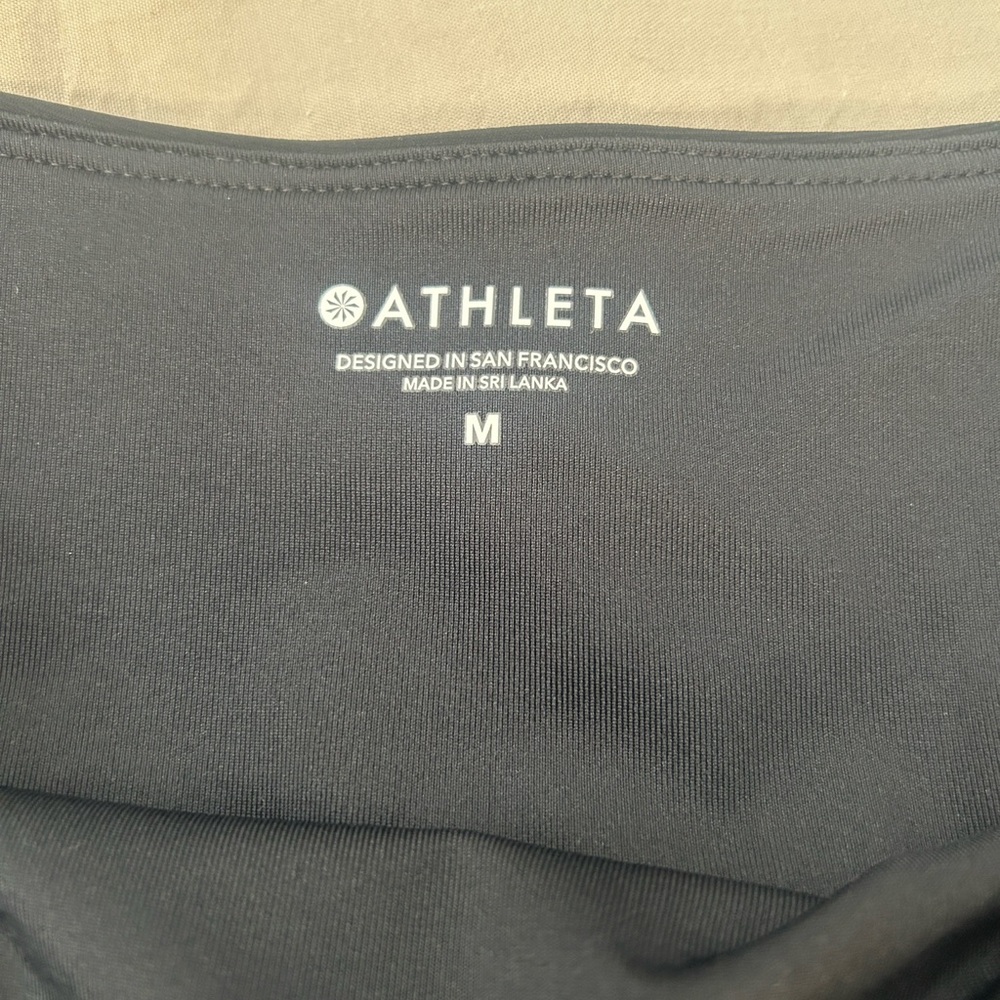 Athleta NWT Shirred Hi Cut Bikini Bottom Medium - Picture 4 of 5